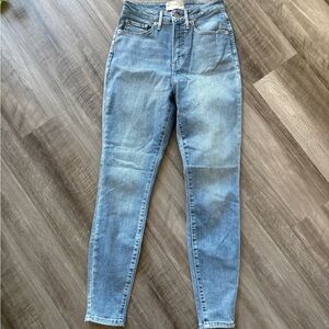 Everlane High Rise Light Blue Jeans never worn size 28 regular